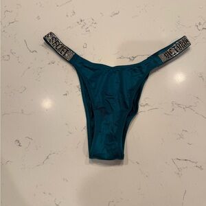 Victoria's Secret Teal Brazilian Bikini Bottom